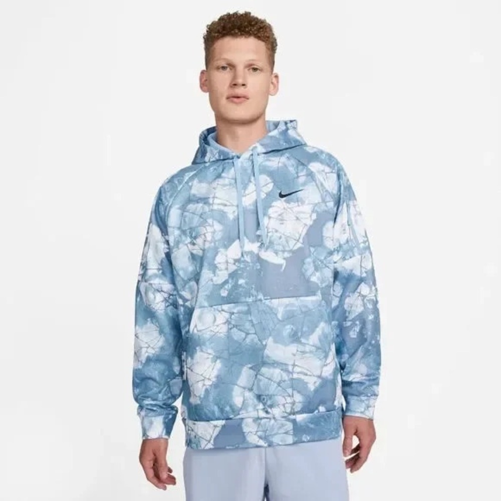Nike Therma-FIT Men's Azul Blue Pullover Sweatshirt Size M